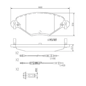 BREMBO P61071N