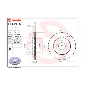BREMBO 09 7367 11