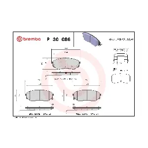 P30086 BREMBO