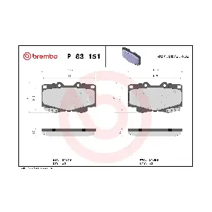 BREMBO P 83 151