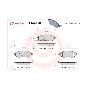 BREMBO P10057N
