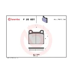 BREMBO P59001