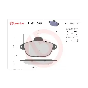 BREMBO P61055