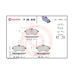 BREMBO P50070