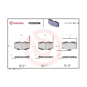 BREMBO P83009N