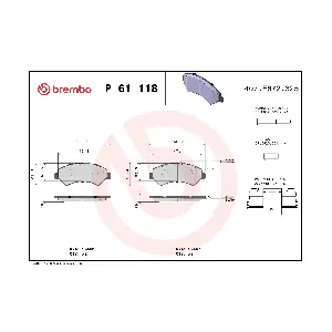 BREMBO P 61 118