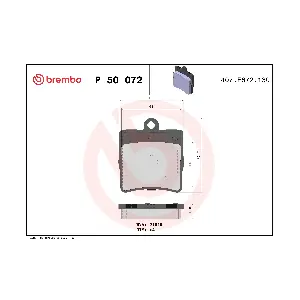 BREMBO P 50 072