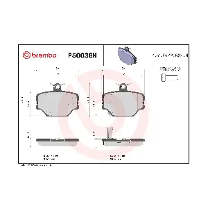 BREMBO P50038N