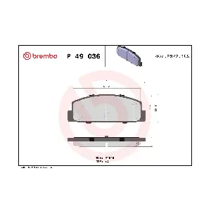 BREMBO P49036