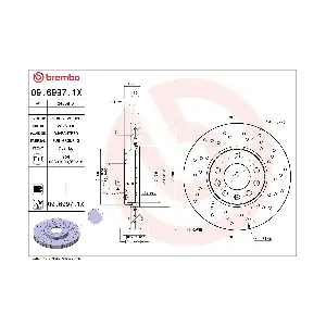 BREMBO 09.6997.1X