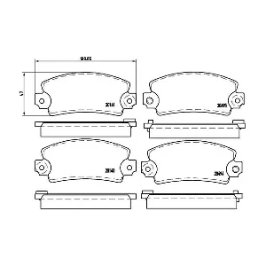 BREMBO P68001