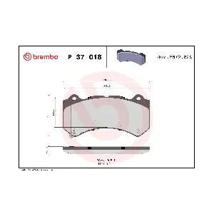 BREMBO P37018