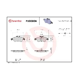 BREMBO P50080N