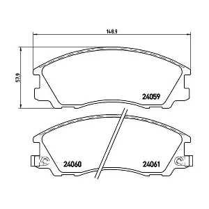 BREMBO P30017