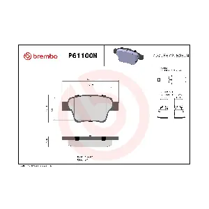 BREMBO P61100N