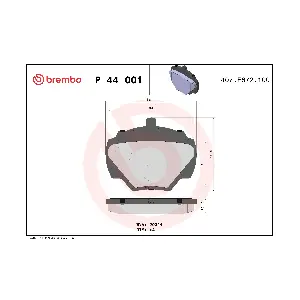 BREMBO P44001
