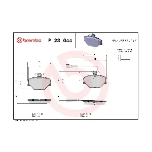 BREMBO P23044