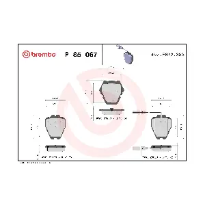 BREMBO P85067