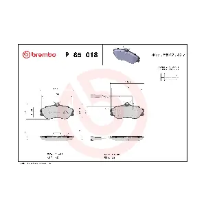 BREMBO P85018
