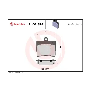 BREMBO P 50 024
