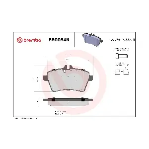 BREMBO P50054N