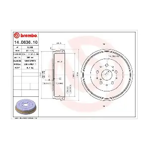 BREMBO 14D63610