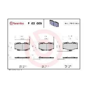 BREMBO P83009