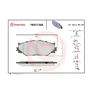 BREMBO P83074NX
