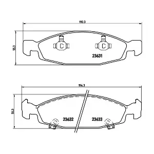 BREMBO P37005
