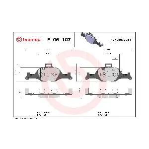 P 06 107 BREMBO