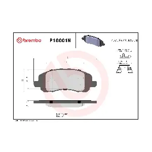 BREMBO P18001N