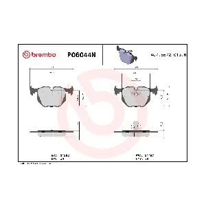 BREMBO P06044N