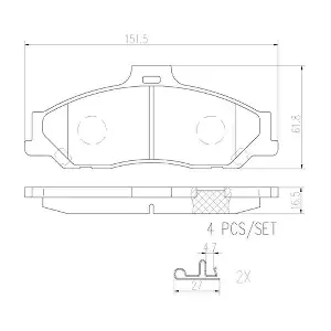 BREMBO P24051N