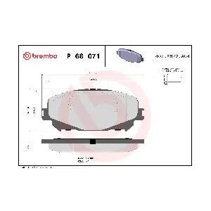 P 68 071 BREMBO