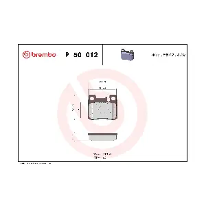 BREMBO P 50 012