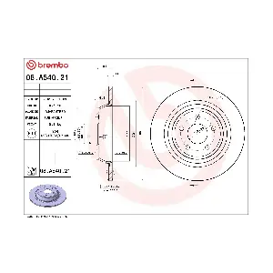 BREMBO 08A54021
