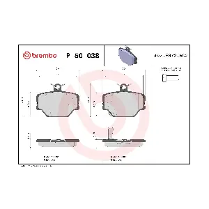 BREMBO P50038