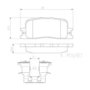 BREMBO P83088N