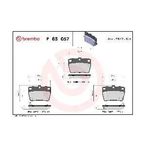 BREMBO P83057
