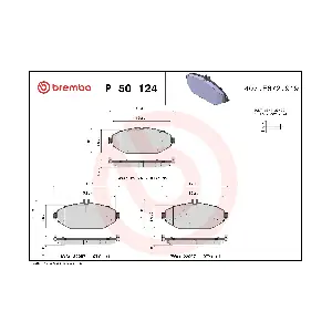 P 50 124 BREMBO