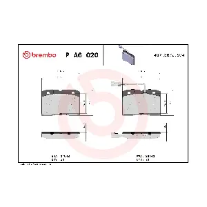 BREMBO P A6 020