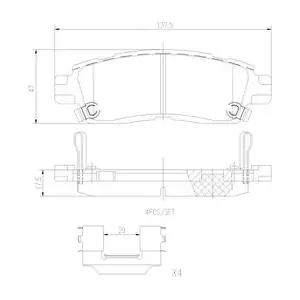 P10010N BREMBO
