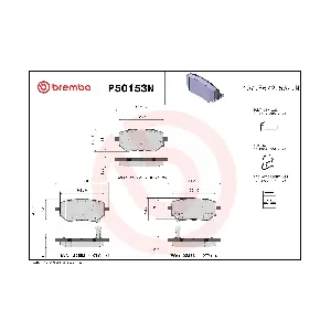 P50153N BREMBO