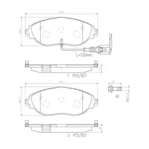 BREMBO P85144N