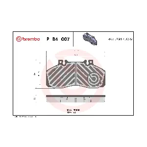 BREMBO P B4 007