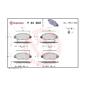 BREMBO P24052