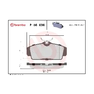 BREMBO P56036