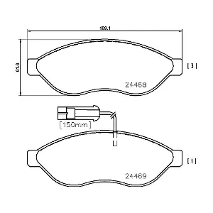 BREMBO P61092