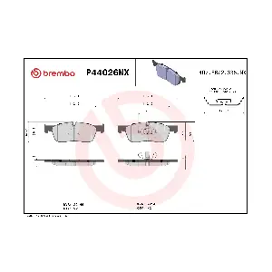 BREMBO P44026NX