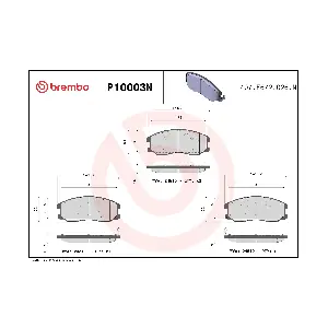 BREMBO P10003N